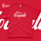 'Enjoy Coquito' Men's T-Shirt - Red - Premium Heavy Weight Cotton