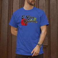 'I Love Latinas' Men's T-Shirt - Royal Blue - Premium Heavy Weight Cotton