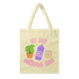 'In My Senora Era + Cansada, Pero I Got Shit To Do' Double-Sided NATURAL Premium Tote Bag