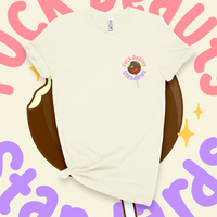 'Fuck Beauty Standards' T-Shirt - Ivory - Premium Ring-Spun Cotton