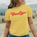 'Texas Chica' T-Shirt - Sunflower - Premium Ring-Spun Cotton