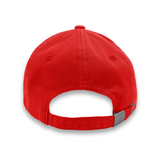 'Latina' Script Dad Cap - Red/White - Premium Chino Twill